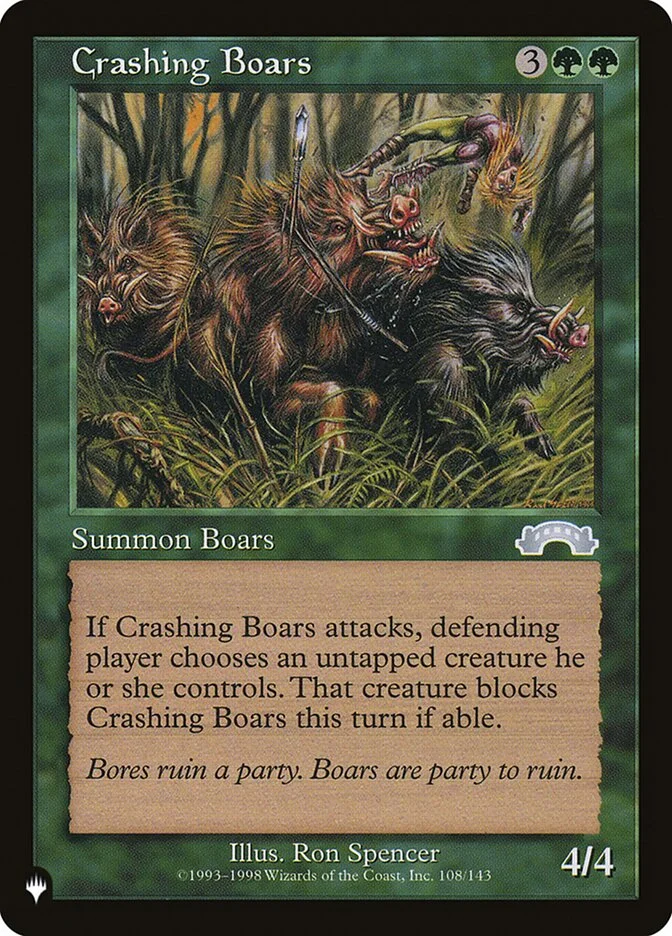 Crashing Boars 「PLST/EXO-108」「EN」