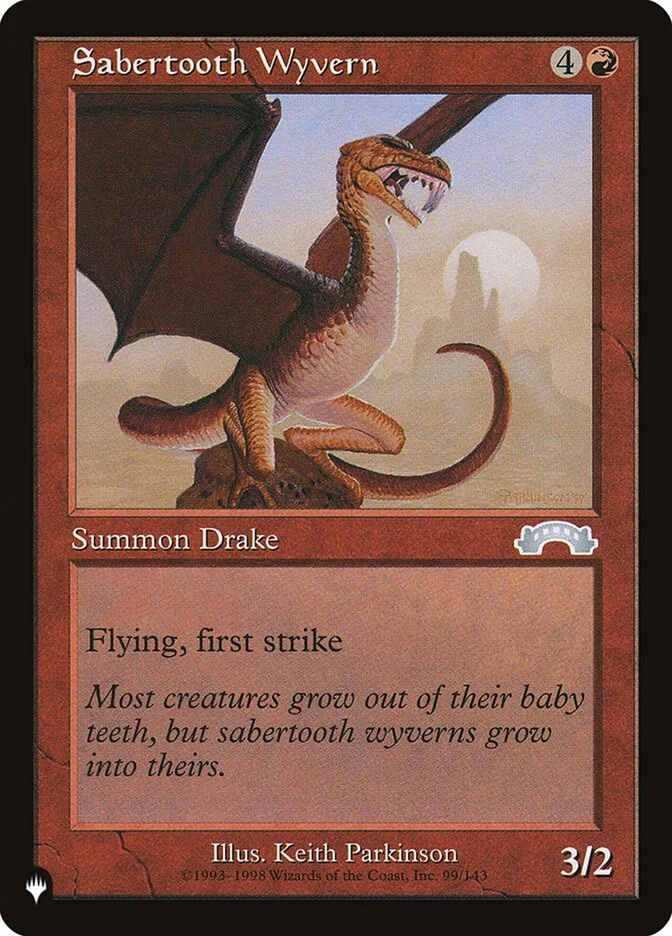 Sabertooth Wyvern 「PLST/EXO-99」「EN」