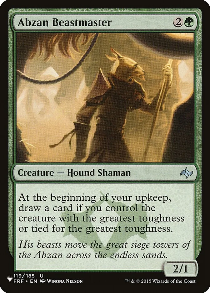 Abzan Beastmaster 「PLST/FRF-119」「EN」