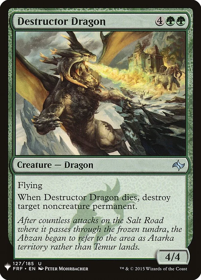 Destructor Dragon 「PLST/FRF-127」「EN」