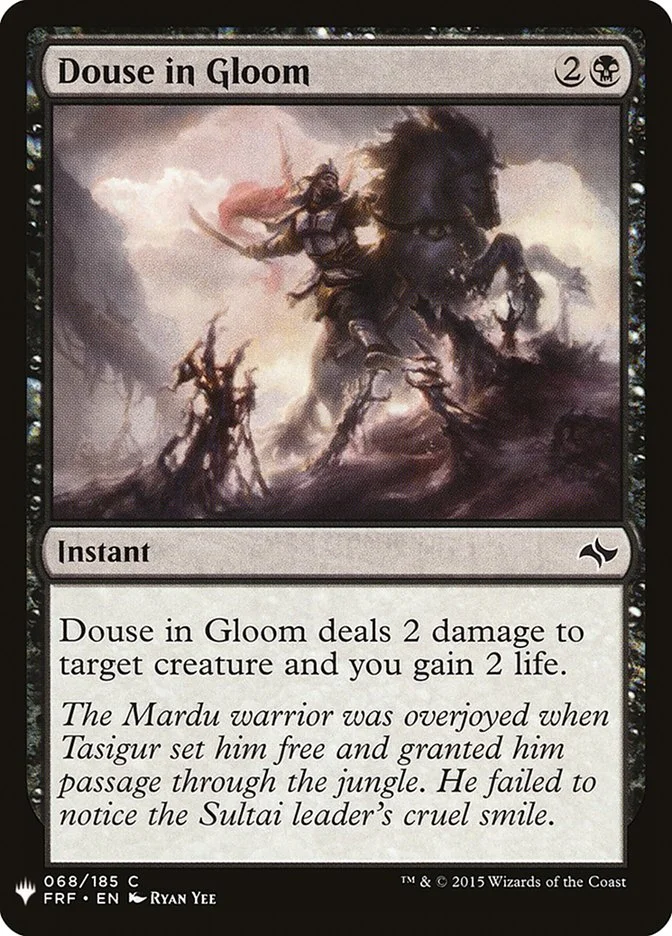 Douse in Gloom 「PLST/FRF-68」「EN」
