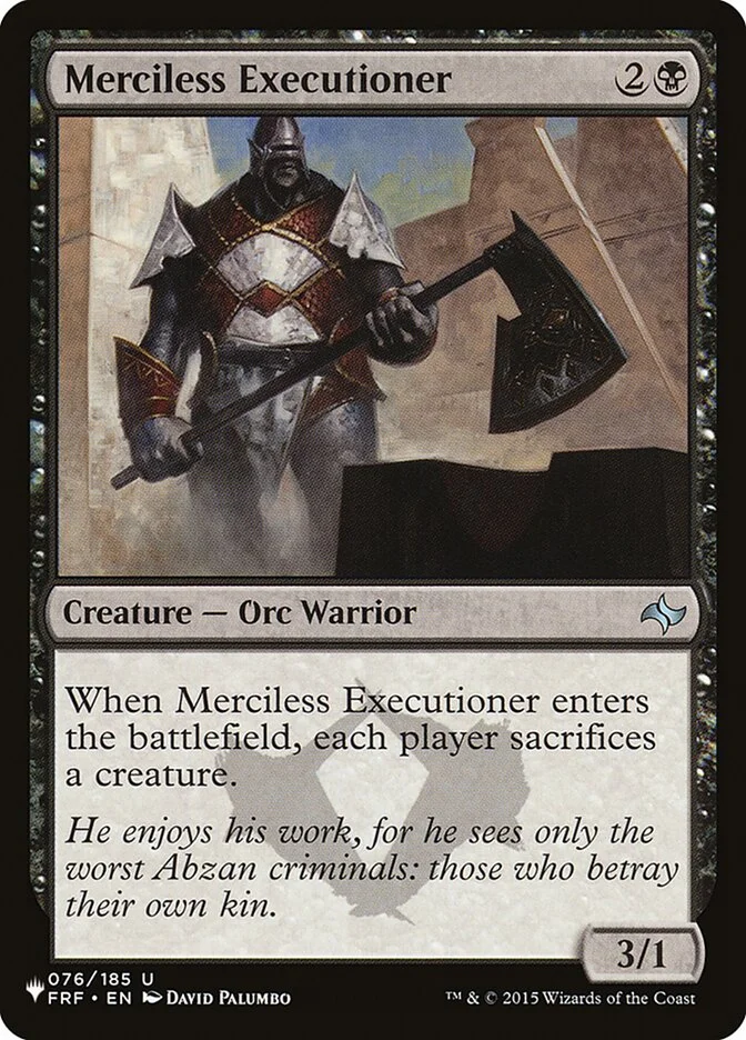 Merciless Executioner 「PLST/FRF-76」「EN」
