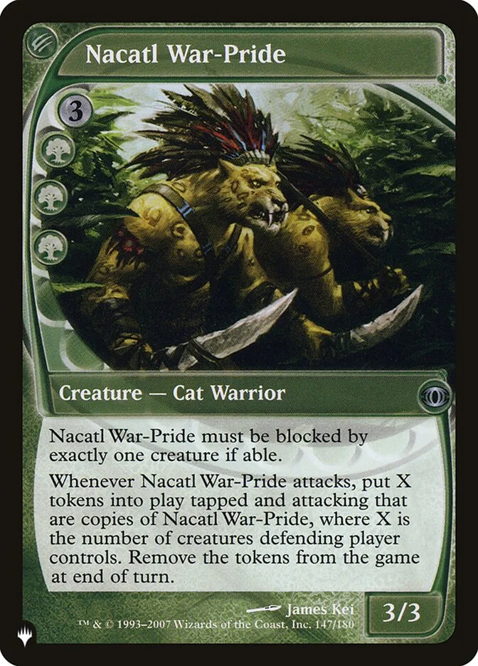 Nacatl War-Pride 「PLST/FUT-147」「EN」