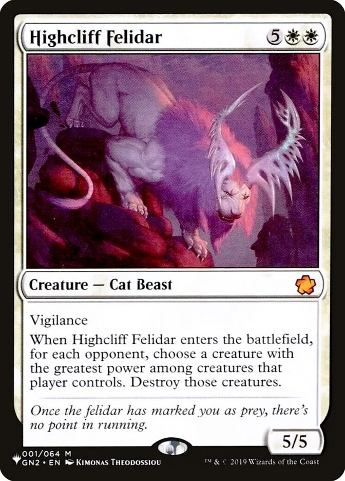 Highcliff Felidar 「PLST/GN2-1」「EN」