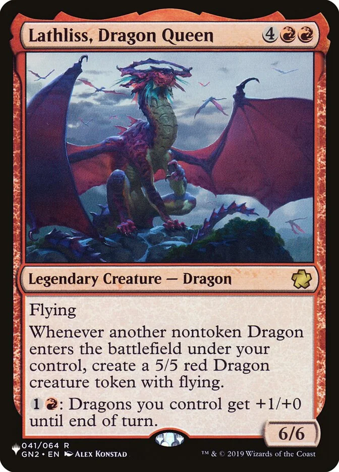 Lathliss, Dragon Queen 「PLST/GN2-41」「EN」