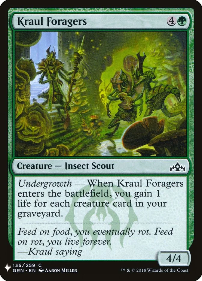 Kraul Foragers 「PLST/GRN-135」「EN」