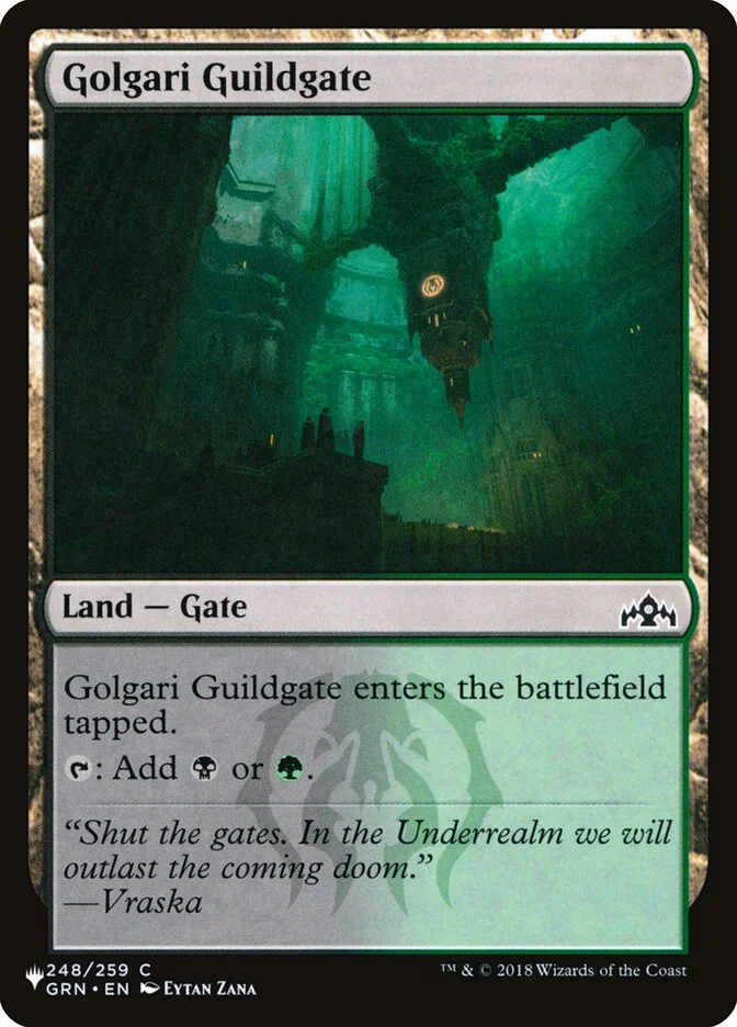 Golgari Guildgate 「PLST/GRN-248」「EN」