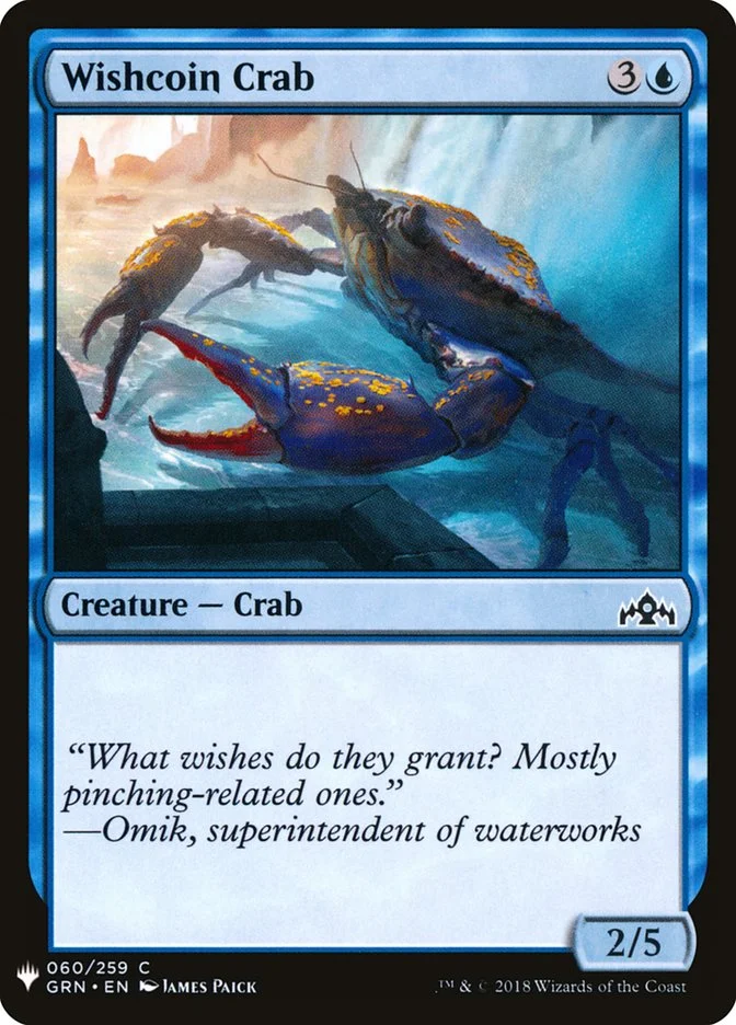 Wishcoin Crab 「PLST/GRN-60」「EN」