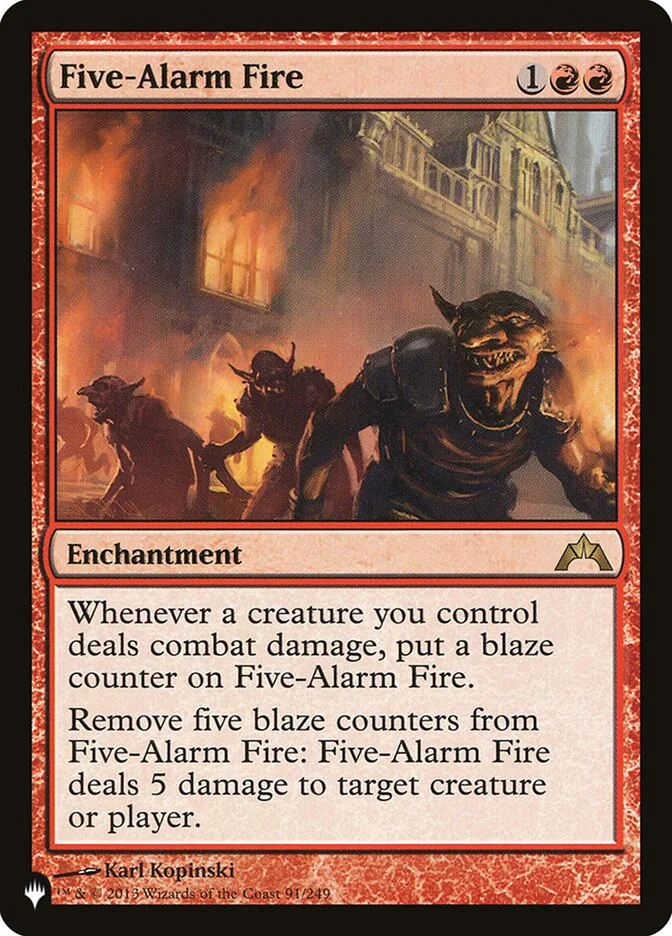 Five-Alarm Fire 「PLST/GTC-91」「EN」