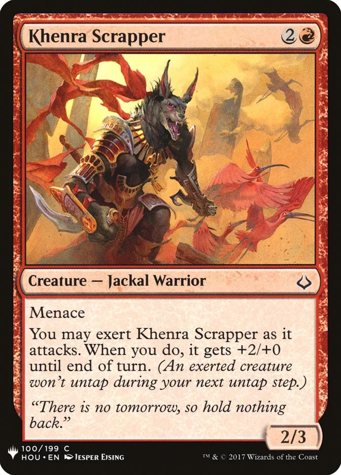 Khenra Scrapper 「PLST/HOU-100」「EN」
