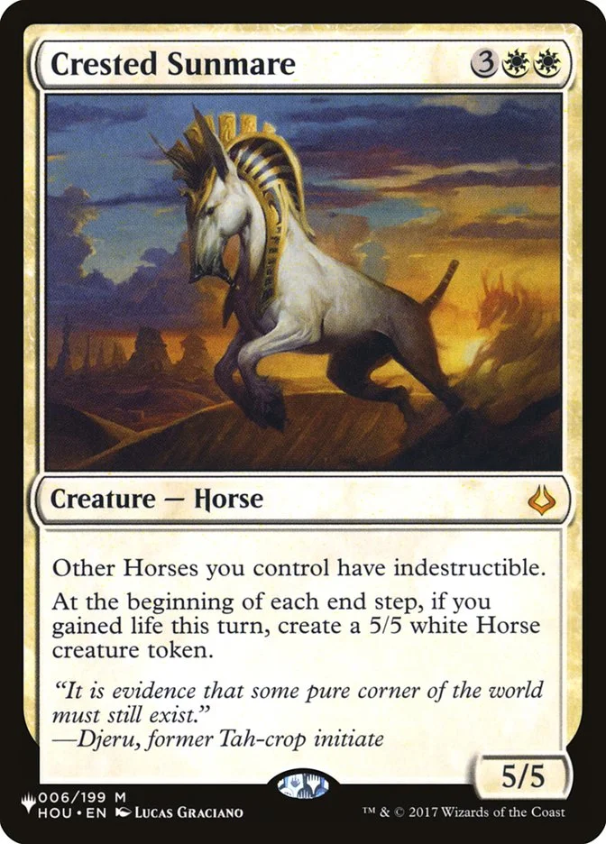 Crested Sunmare 「PLST/HOU-6」「EN」