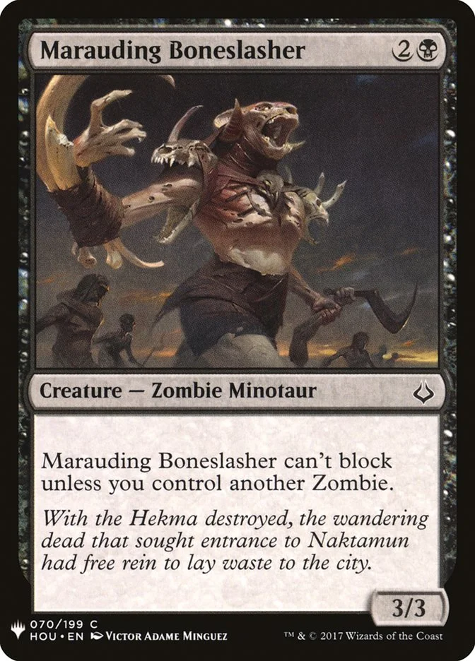 Marauding Boneslasher 「PLST/HOU-70」「EN」