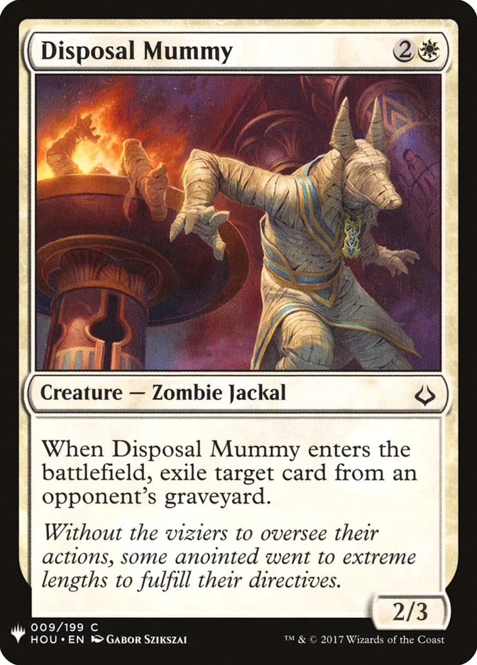 Disposal Mummy 「PLST/HOU-9」「EN」