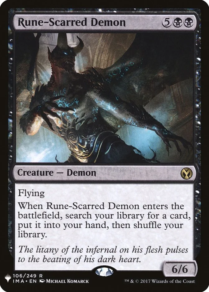 Rune-Scarred Demon 「PLST/IMA-106」「EN」