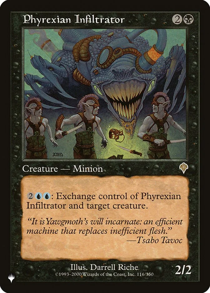 Phyrexian Infiltrator 「PLST/INV-116」「EN」