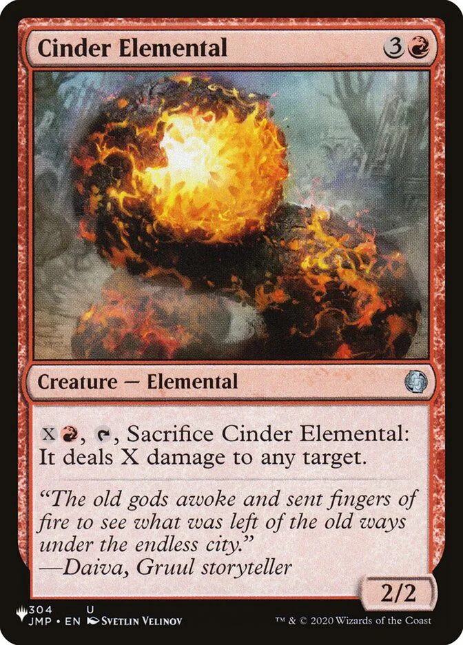 Cinder Elemental 「PLST/JMP-304」「EN」