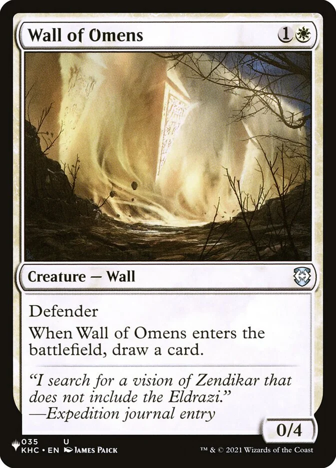 Wall of Omens 「PLST/KHC-35」「EN」