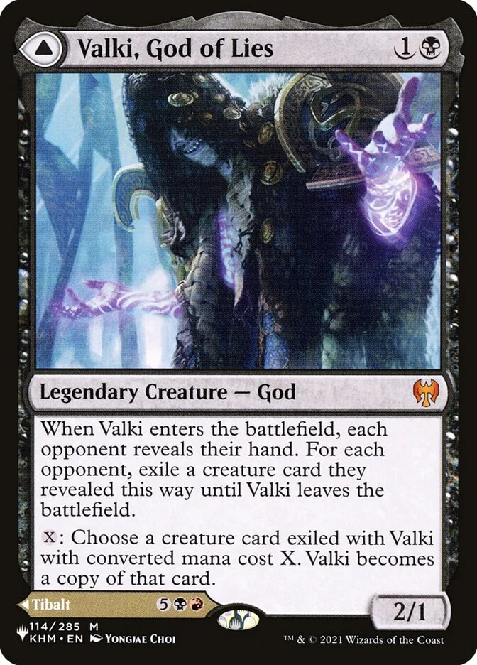 Valki, God of Lies // Tibalt, Cosmic Impostor 「PLST/KHM-114」「EN」