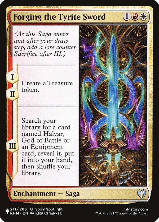 Forging the Tyrite Sword 「PLST/KHM-211」「EN」