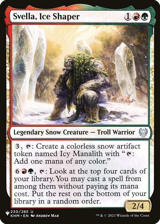Svella, Ice Shaper 「PLST/KHM-230」「EN」