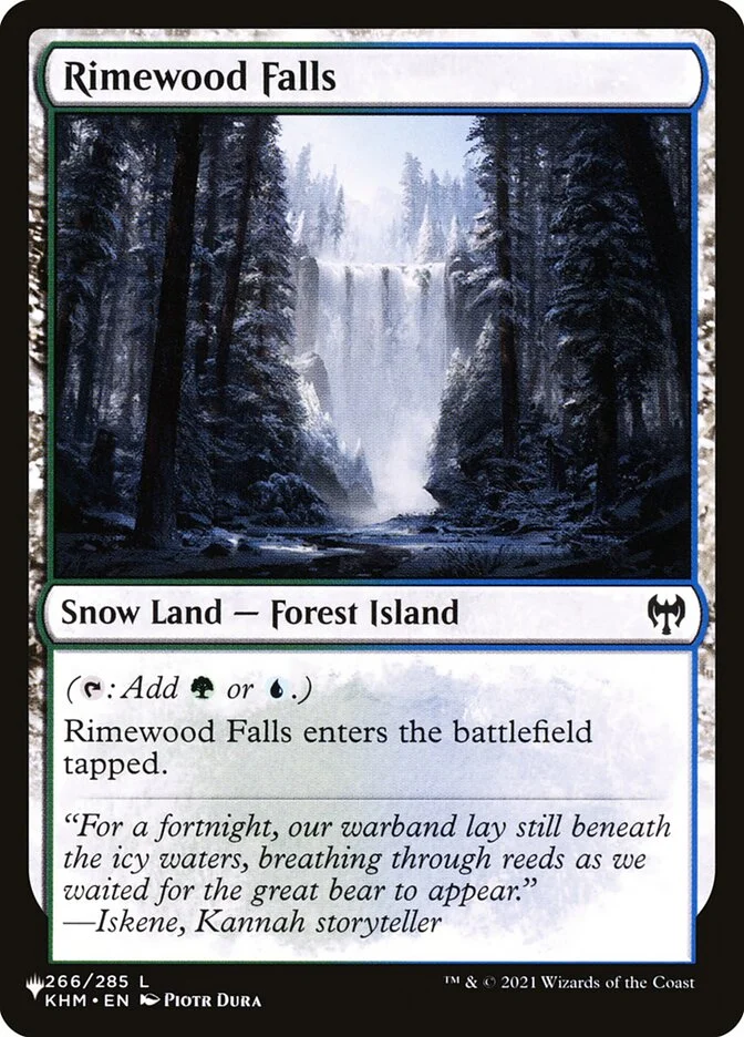 Rimewood Falls 「PLST/KHM-266」「EN」