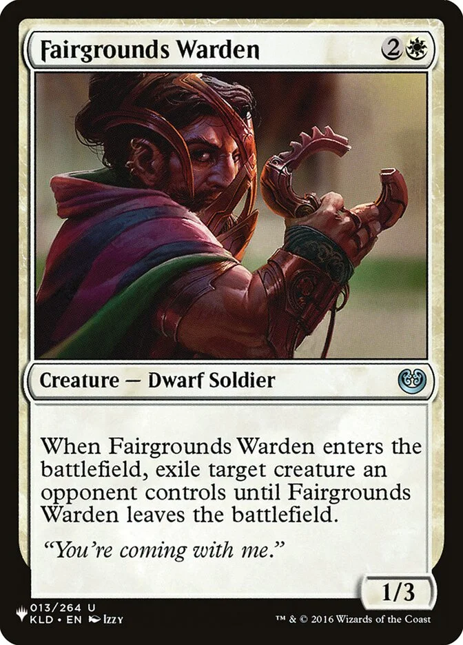 Fairgrounds Warden 「PLST/KLD-13」「EN」
