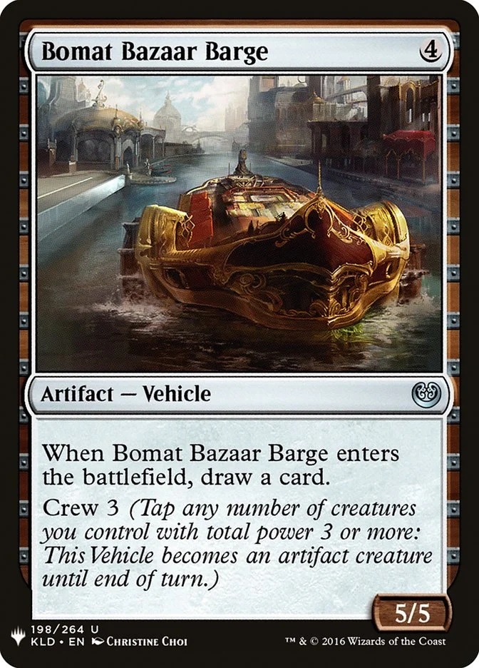 Bomat Bazaar Barge 「PLST/KLD-198」「EN」