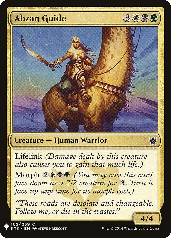 Abzan Guide 「PLST/KTK-162」「EN」