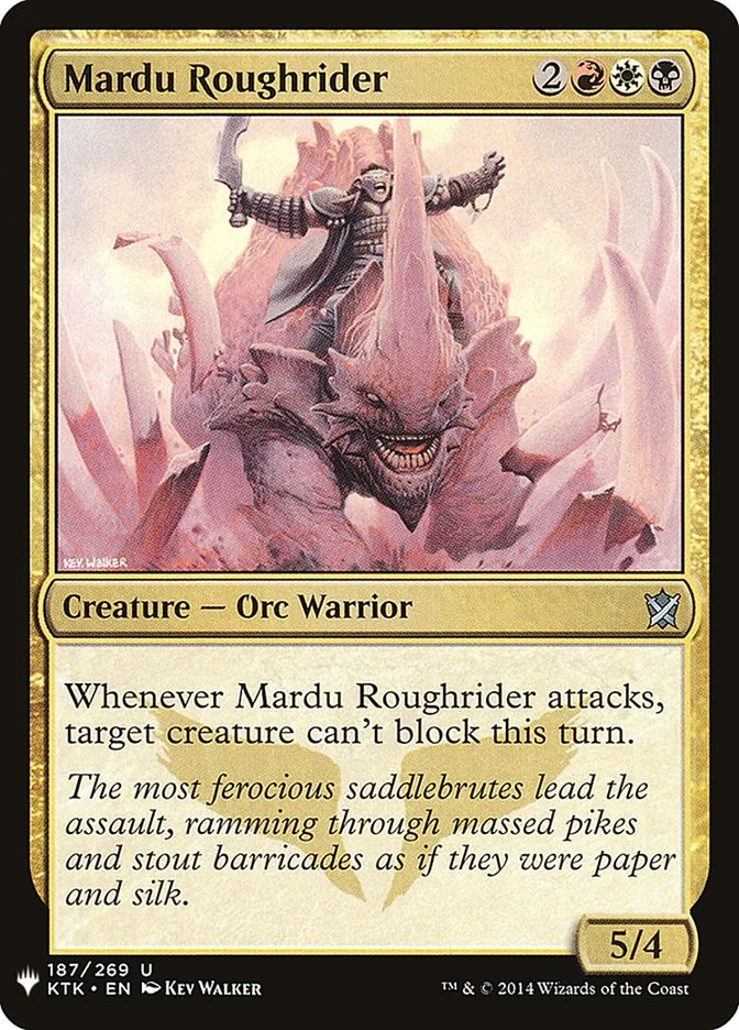 Mardu Roughrider 「PLST/KTK-187」「EN」