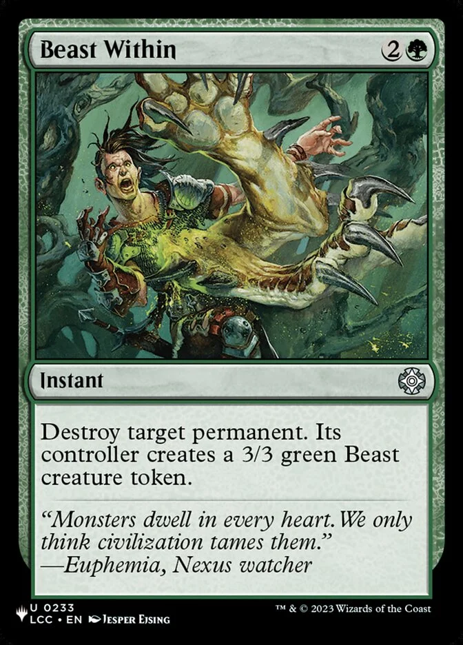 Beast Within 「PLST/LCC-233」「EN」