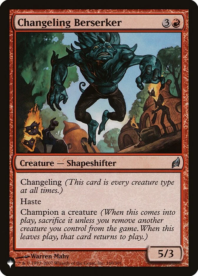 Changeling Berserker 「PLST/LRW-160」「EN」