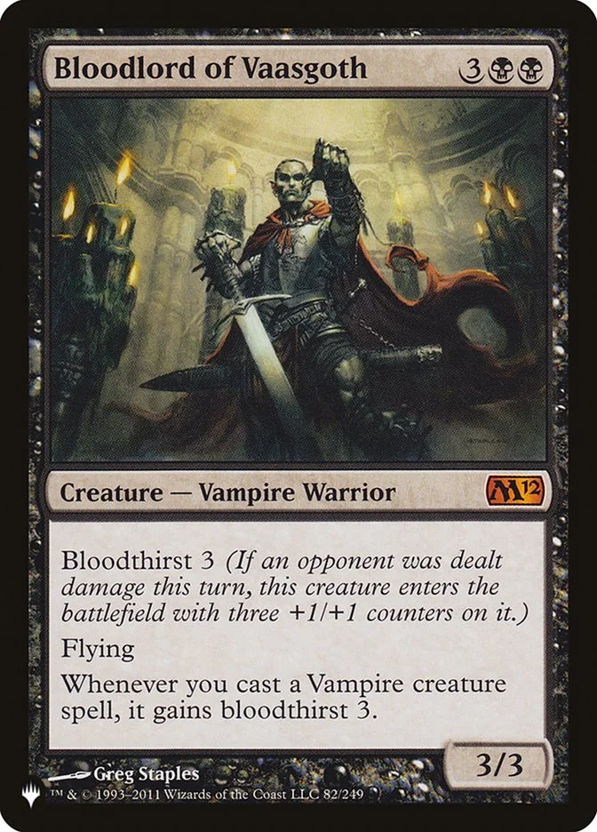 Bloodlord of Vaasgoth 「PLST/M12-82」「EN」