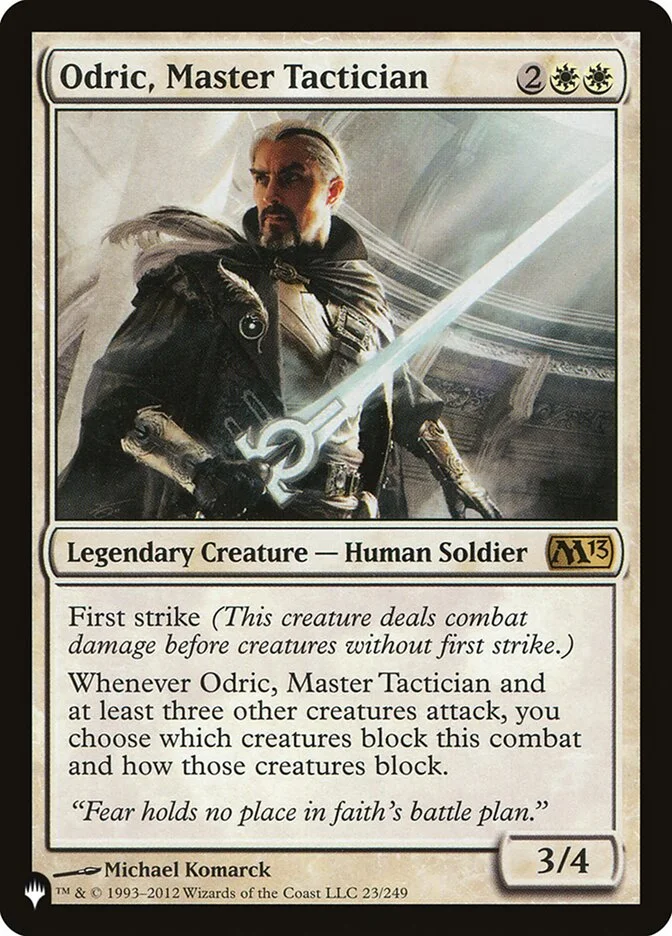 Odric, Master Tactician 「PLST/M13-23」「EN」