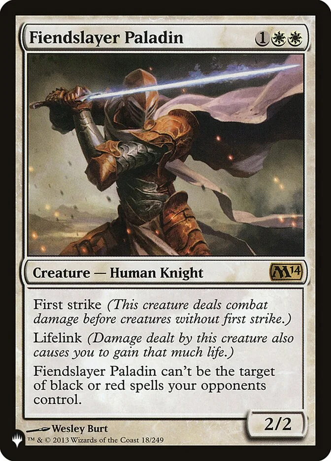 Fiendslayer Paladin 「PLST/M14-18」「EN」