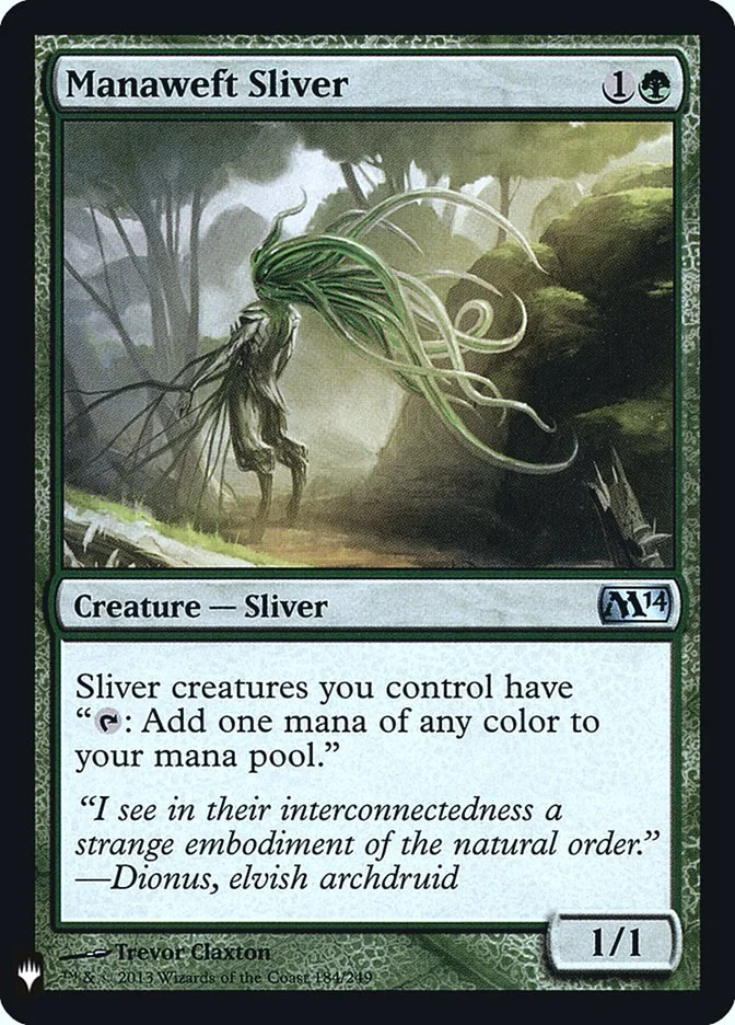 Manaweft Sliver 「PLST/M14-184」「EN」