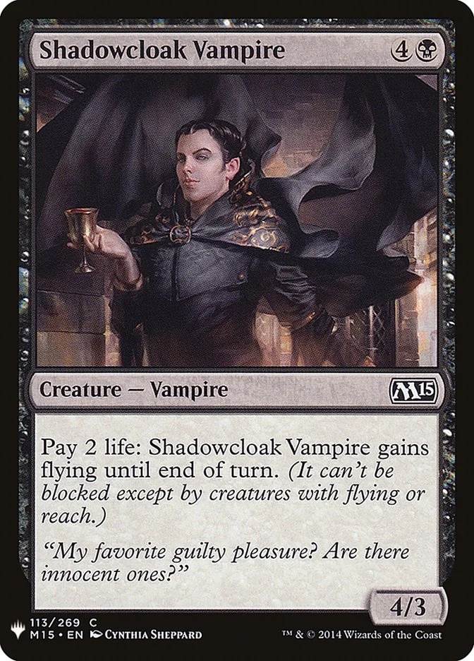 Shadowcloak Vampire 「PLST/M15-113」「EN」