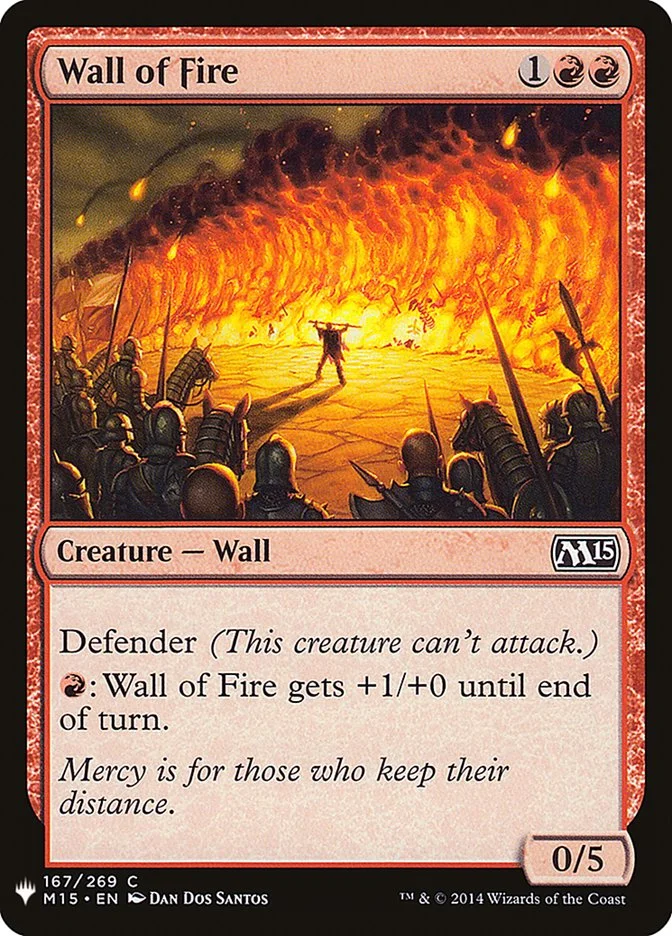 Wall of Fire 「PLST/M15-167」「EN」