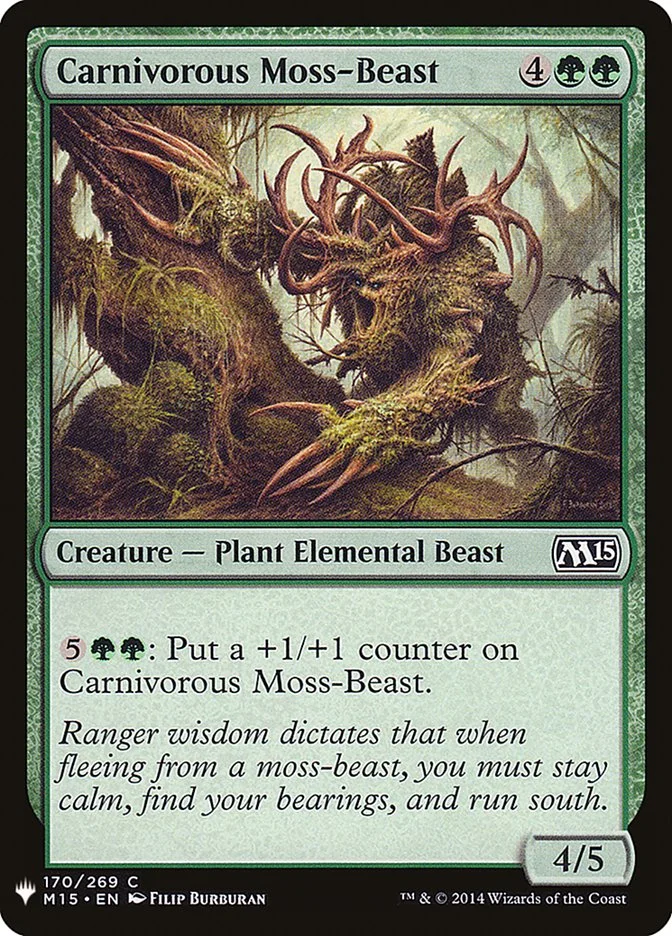 Carnivorous Moss-Beast 「PLST/M15-170」「EN」
