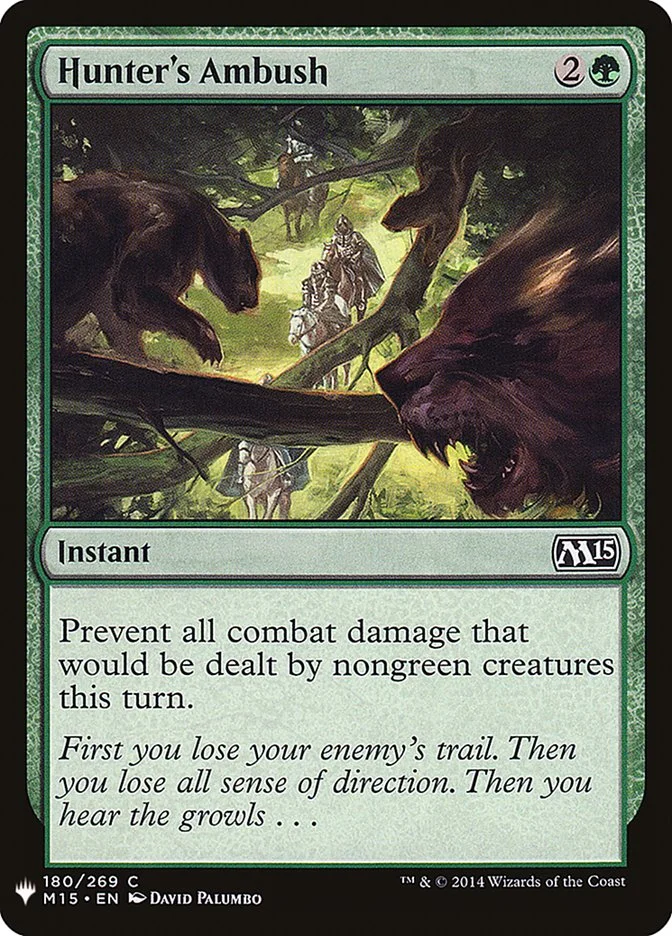 Hunter's Ambush 「PLST/M15-180」「EN」