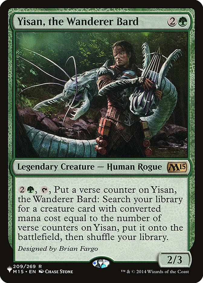 Yisan, the Wanderer Bard 「PLST/M15-209」「EN」