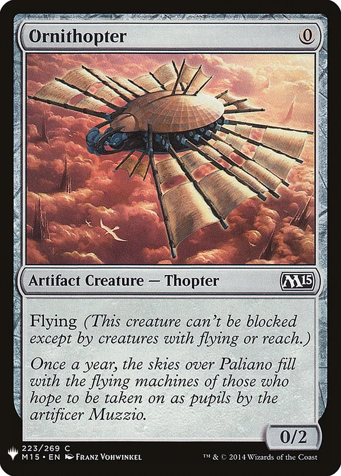 Ornithopter 「PLST/M15-223」「EN」