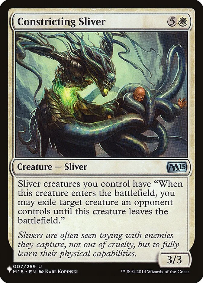 Constricting Sliver 「PLST/M15-7」「EN」