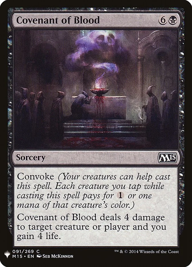 Covenant of Blood 「PLST/M15-91」「EN」
