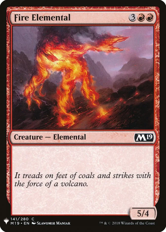 Fire Elemental 「PLST/M19-141」「EN」