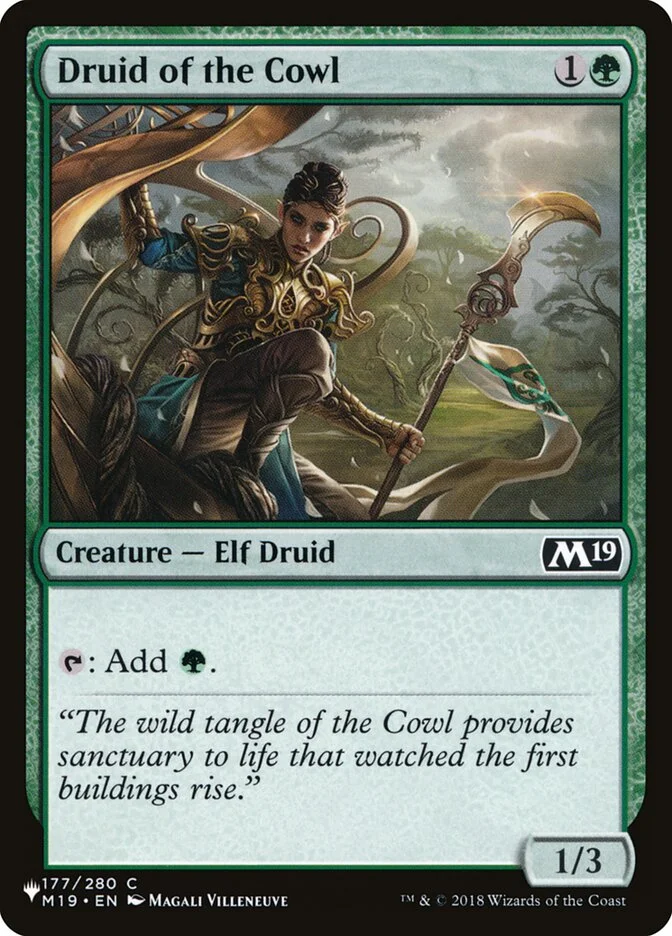 Druid of the Cowl 「PLST/M19-177」「EN」