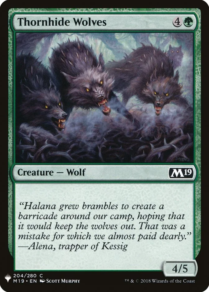 Thornhide Wolves 「PLST/M19-204」「EN」