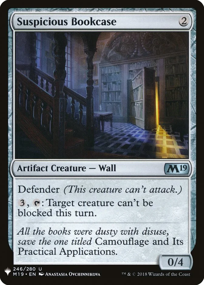 Suspicious Bookcase 「PLST/M19-246」「EN」