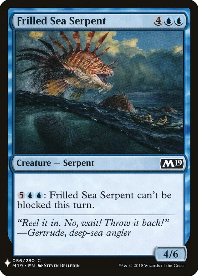 Frilled Sea Serpent 「PLST/M19-56」「EN」