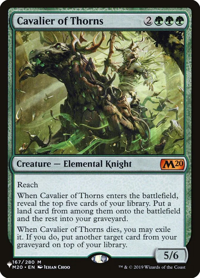 Cavalier of Thorns 「PLST/M20-167」「EN」