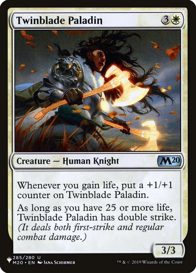 Twinblade Paladin 「PLST/M20-285」「EN」